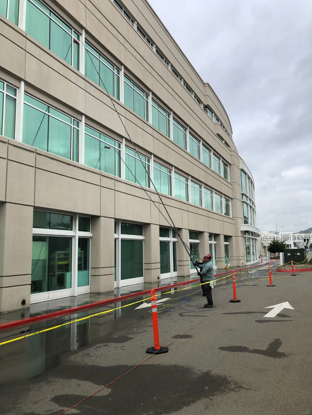 Genentech Building Wash Window Cleaning in South San Francisco, CA
