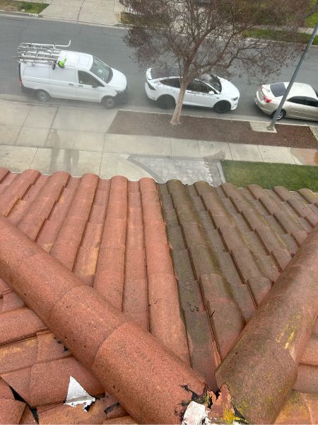 California tile roof cleaning guide how low pressure soft washing extends clay and concrete roof lifespan